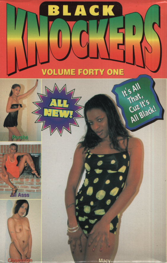 Straight VHS Black Knockers Vol. 41 Macy/Porsha 1998 Visual Images 101323EBVHS3
