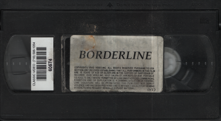Straight VHS Borderline 1995 Vivid Video 110323EBVHS
