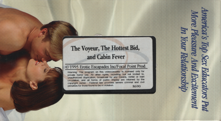 Straight VHS The Voyeur, The Hottest Bid, and Cabin Fever 1995 Erotic Escapades Inc 110323EBVHS