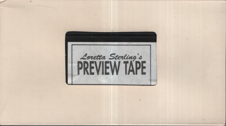 Straight VHS Loretta Sterling's Preview Tape 1991 FIlmco Video 110323EBVHS