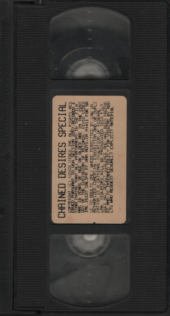 VHS Chained Desires Special 1990s Vivid Video 011224EBVHS2