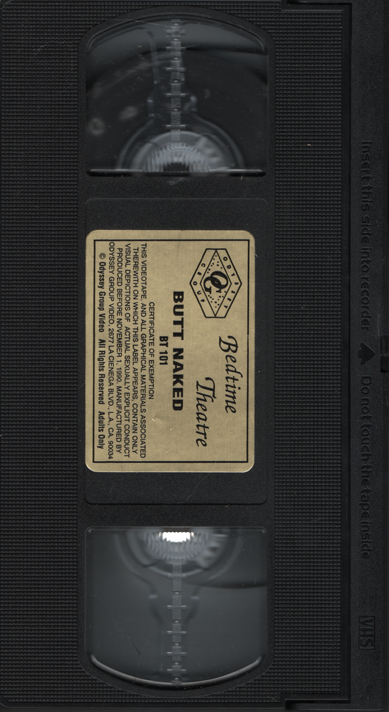 VHS Butt Naked 1990s Odyssey Group Video 011224EBVHS