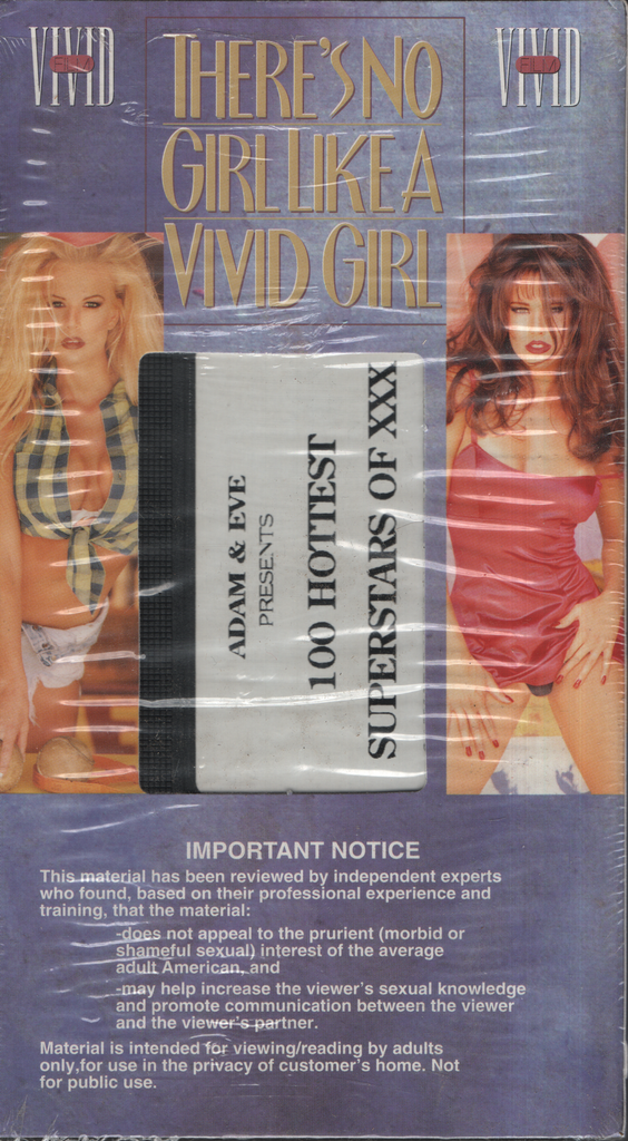 VHS 100 Hottest Superstars Of XXX 1998 Vivid Video Inc. 011224EBVHS