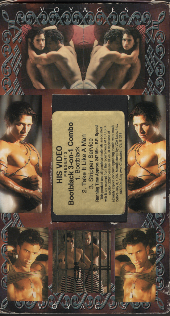 Gay VHS Bootblack 3-On-1 Combo 1990s His Video 011224EBVHS2