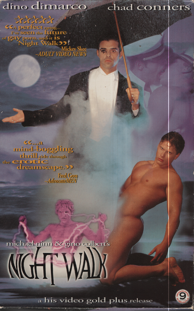 Gay VHS Night Walk Dino Dimarco Chad Conners 1995 VCA Labs 011624EBVHS