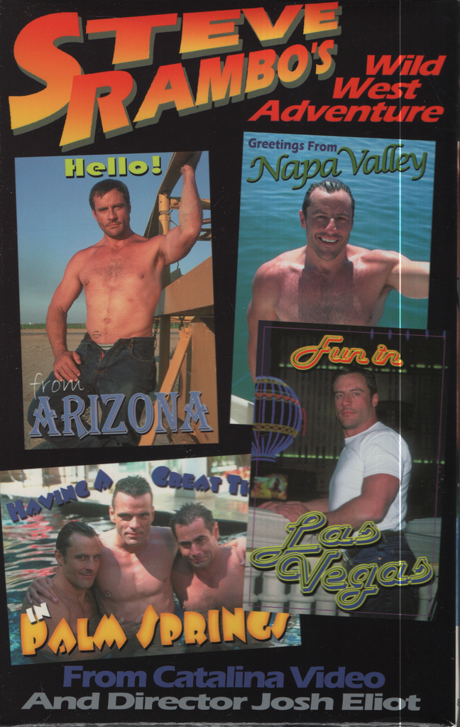 Gay VHS Steve Rambo's Wild West Adventure 2000 Laguna Pacific Ltd. 011624EBVHS