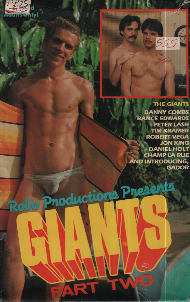 Gay VHS Giants Part Two Danny Combs Rance Edwards 1984 Rollo Productions 012224EBVHS2