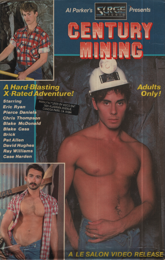 Gay VHS Century Mining Eric Ryan Pierce Daniels 1985 Le Salon Inc 012324EBVHS