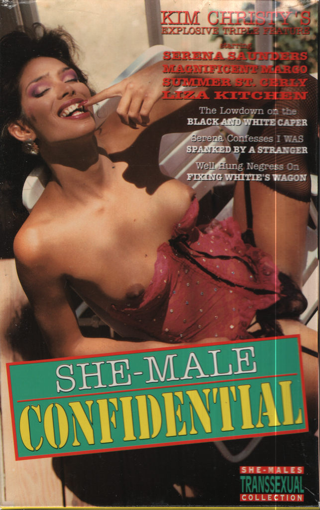 Bisexual VHS She-Male Confidential Serena Saunders Liza Kitchen 1992 Metro Home Video 012524EBVHS