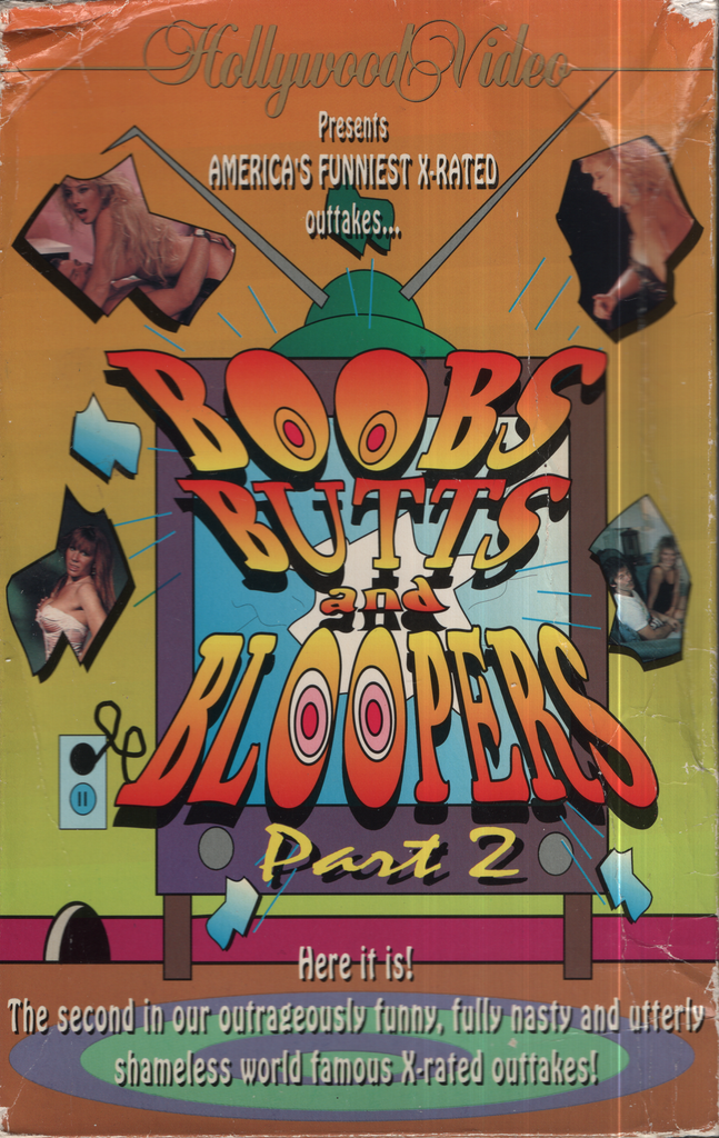 Bisexual VHS Boobs Butts And Bloopers Part 2 Tera Heart Wayne Summers 1990s Hollywood Video 012924EBVHS3