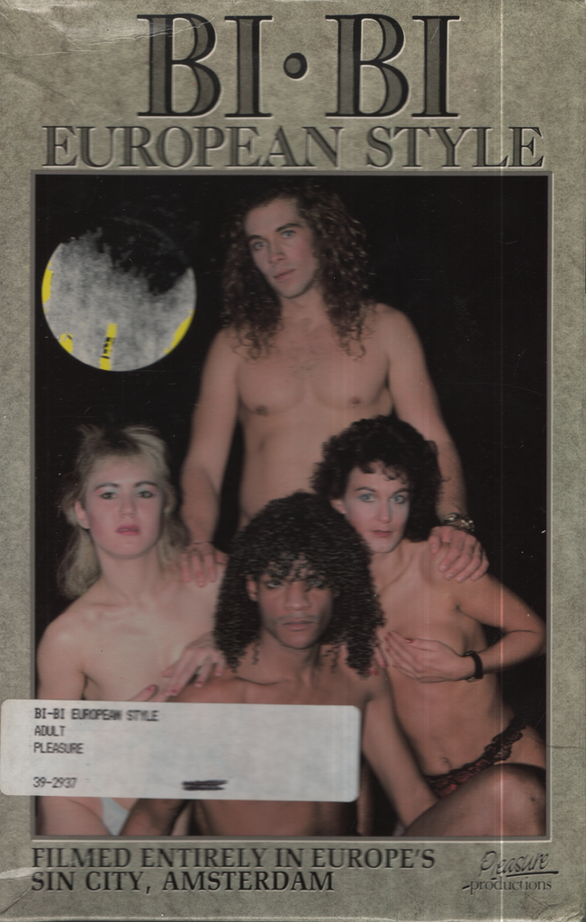Bisexual VHS Bi-Bi European Style Goff Van Loon Marie Meiter 1990 Pleasure Productions 012924EBVHS2
