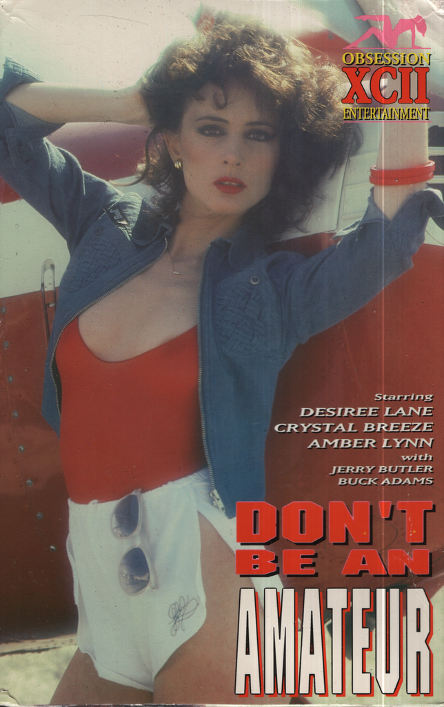 Straight VHS Don't Be An Amateur Desiree Lane Crystal Breeze 1991 Obsession Entertainment 013124EBVHS