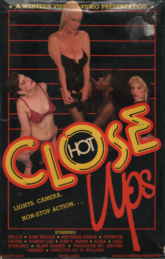 Bisexual VHS Hot Close Ups Helga Kirk Wilder 1984 Western Visuals Inc 022724EBVHS2