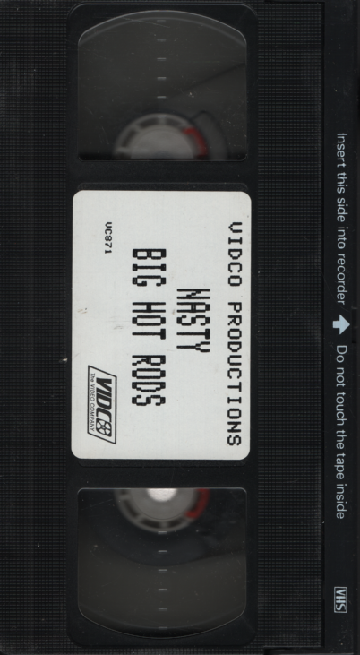 Nasty Big Hot Rods Vidco Productions VHS 030424EBVHS2