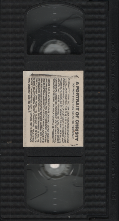 A Portrait Of Christy Alice Springs Christy Canyon Vivid Video Straight VHS 1990 030424EBVHS2