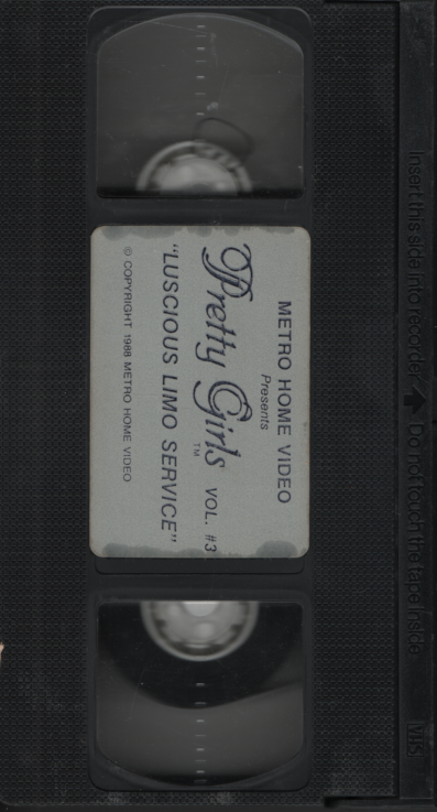 Pretty Girls Vol. 3 Luscious Limo Service Metro Home Video Straight VHS 1988 030424EBVHS2