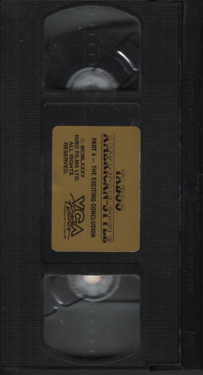 Taboo American-Style Part 4 Nibo Films Ltd. Straight VHS 1985 030424EBVHS