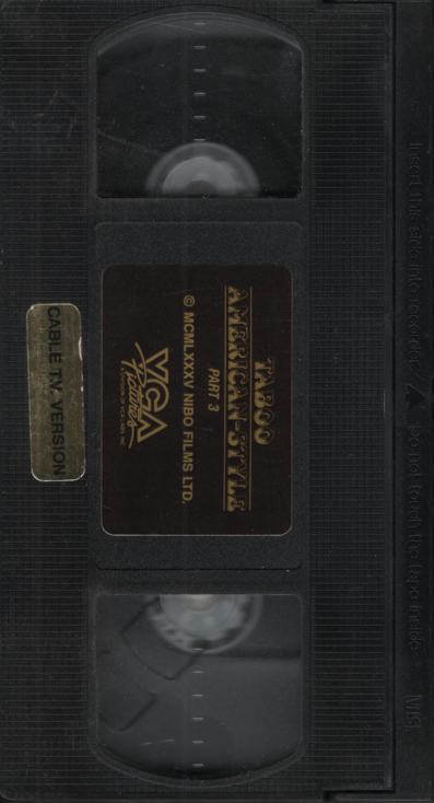 Taboo American-Style Part 3 Nibo Films Ltd. Straight VHS 1985 030424EBVHS