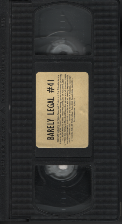 Barely Legal #41 LFP Video Inc Straight VHS 2003 030424EBVHS2
