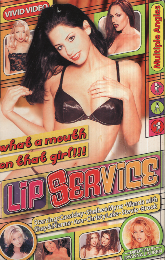 Dyanna Lauren's Lip Service Vivid Video Straight VHS 2001 030624EBVHS