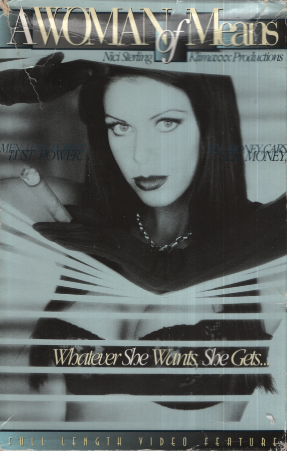 A Woman of Means Nici Sterling Sindee Coxx Klimaxxx Productions Bisexual VHS 1997 030824EBVHS2