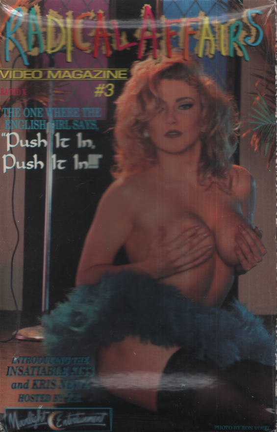 Radical Affairs Video Magazine #3 Kiss Kris Newz Moonlight Entertainment Bisexual VHS 1990s 031124EBVHS