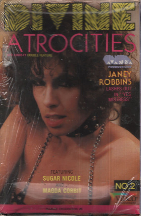 Divine Atrocities Janey Robbins Sugar Nicole Metro Home Video Bisexual VHS 1990s 031124EBVHS2