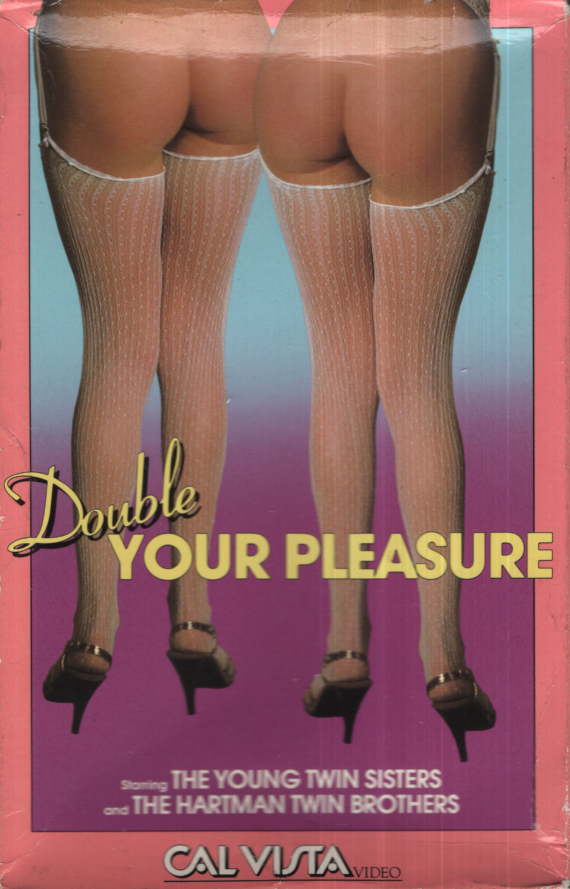 Double Your Pleasure Cal Vista Video LTD Straight VHS 1984 031124EBVHS3