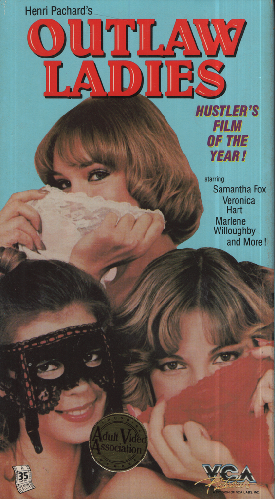 Outlaw Ladies Samantha Fox Veronica Hart VCA Labs Inc Bisexual VHS 1989 041624EBVHS3