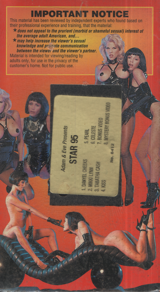 Star 95 Danyel Cheeks Mikki Lynn Adam & Eve VHS 1990s 041624EBVHS3