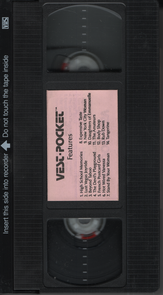 Vest Pocket Video Features 1 Of 2 Straight VHS 1980s 041724EBVHS