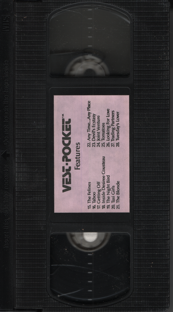 Vest Pocket Video Features 2 Of 2 Straight VHS 1980s 041724EBVHS