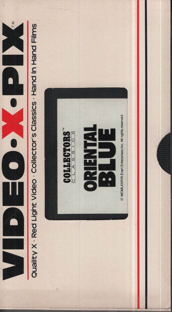Oriental Blue Evart Enterprises Straight VHS 1987 041724EBVHS