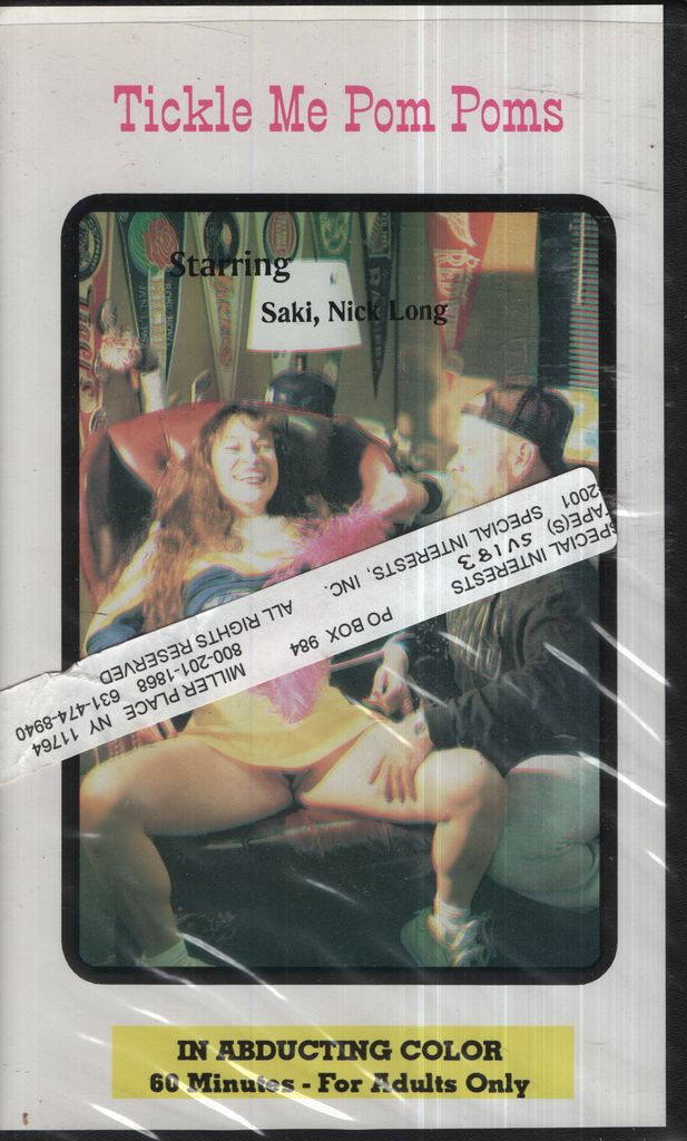Tickle Me Pom Poms Saki Nick Long Sinclair Blue Productions Straight VHS 1995 041824EBVHS