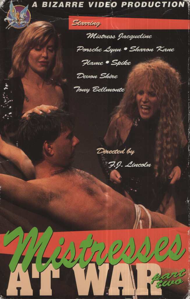 Mistresses At War Part Two Porsche Lynn Mistress Jacqueline Bizarre Video Straight VHS 1990s 041824EBVHS