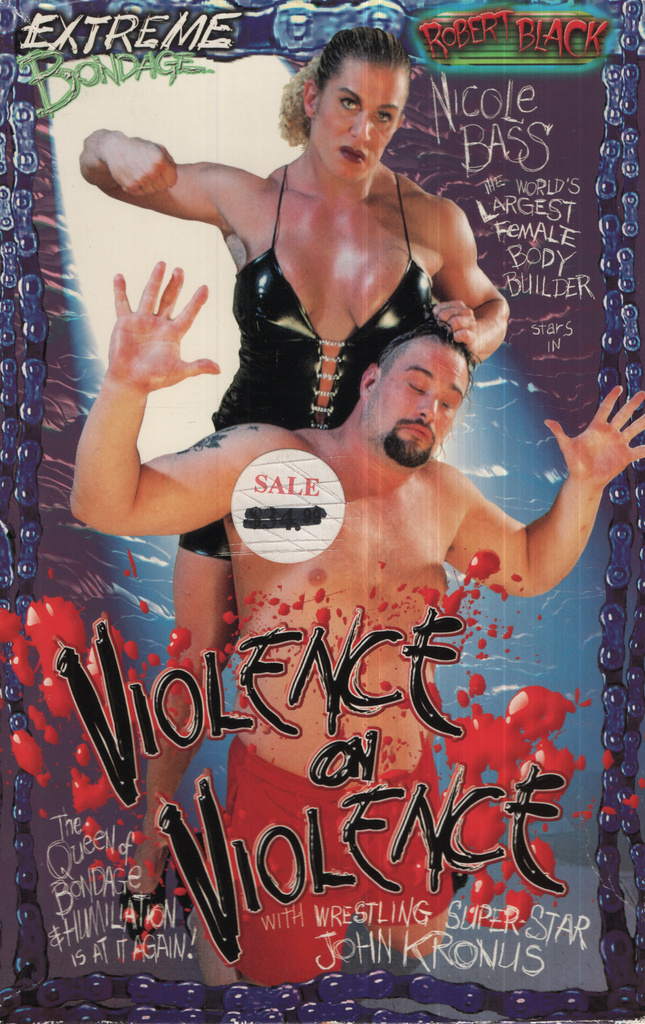 Violence On Violence Nicole Bass John Kronus Extreme Associates Straight VHS 2000 041824EBVHS