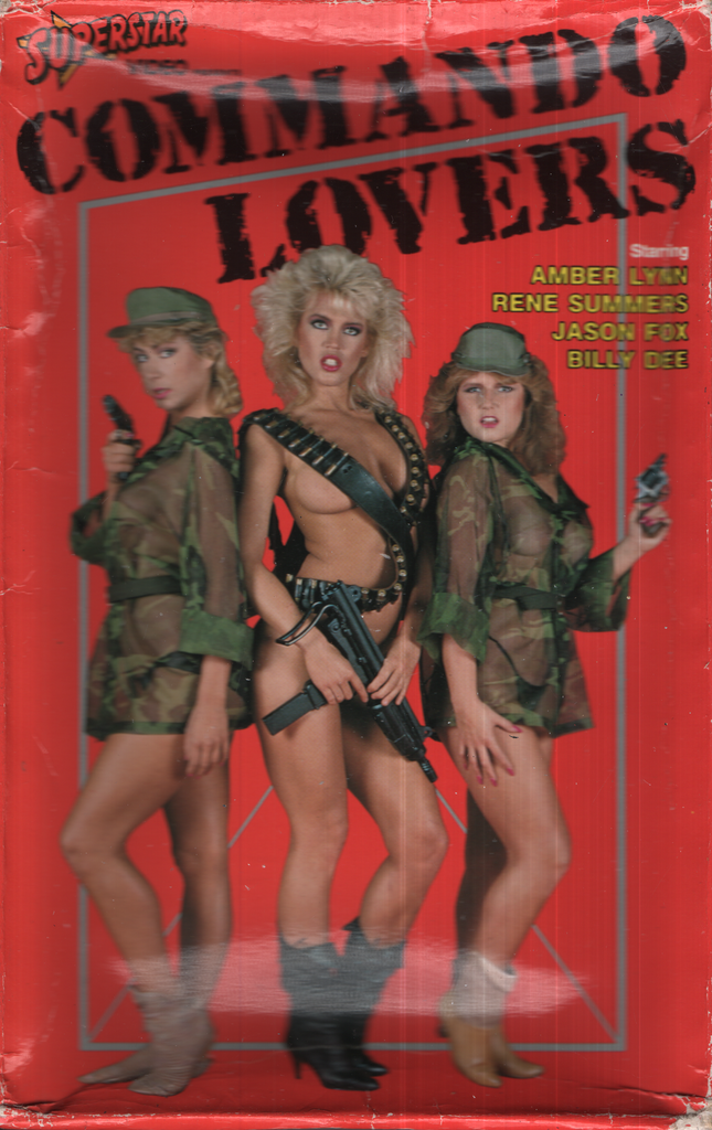 Commando Lovers Amber Lynn Rene Summers Superstar Video Inc Straight VHS 1986 041924EBVHS