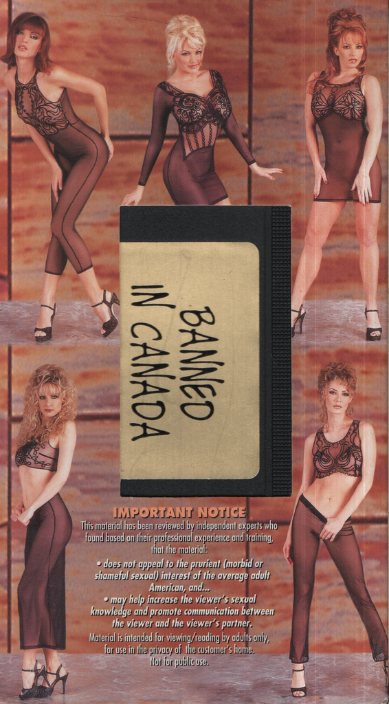 Banned In Canada VHS 1980s 041724EBVHS