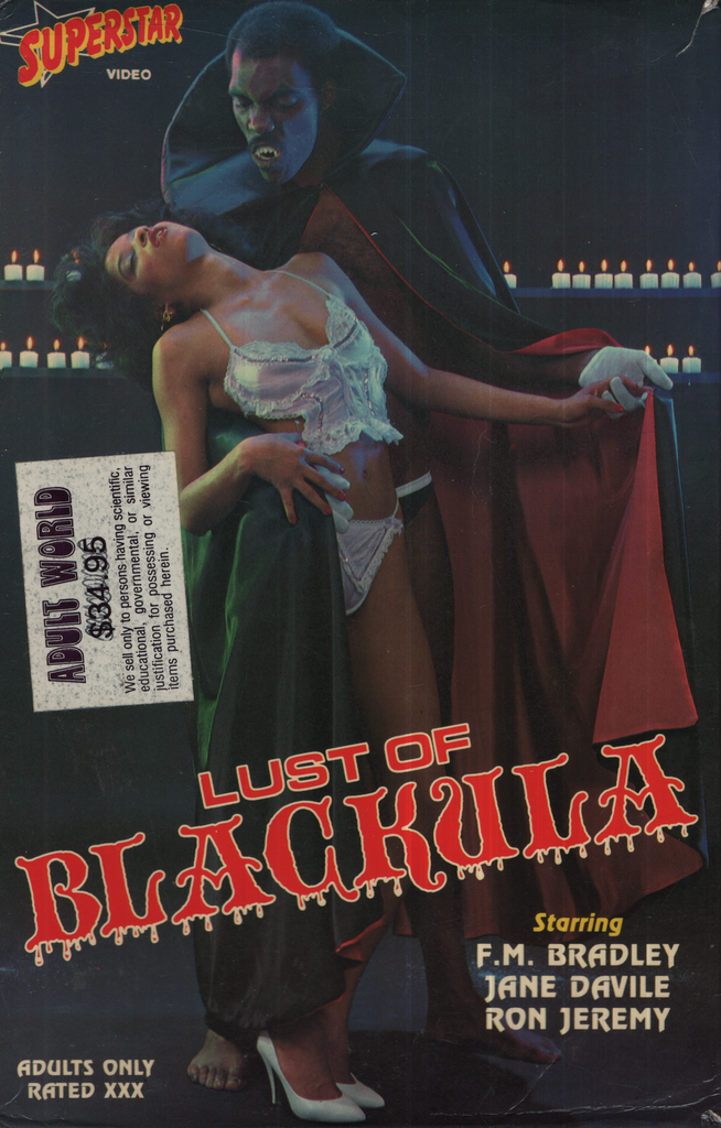 Lust Of Blackula F.M. Bradley Jane Davile Arrow Films And Video Bisexual VHS 1987 041924EBVHS2