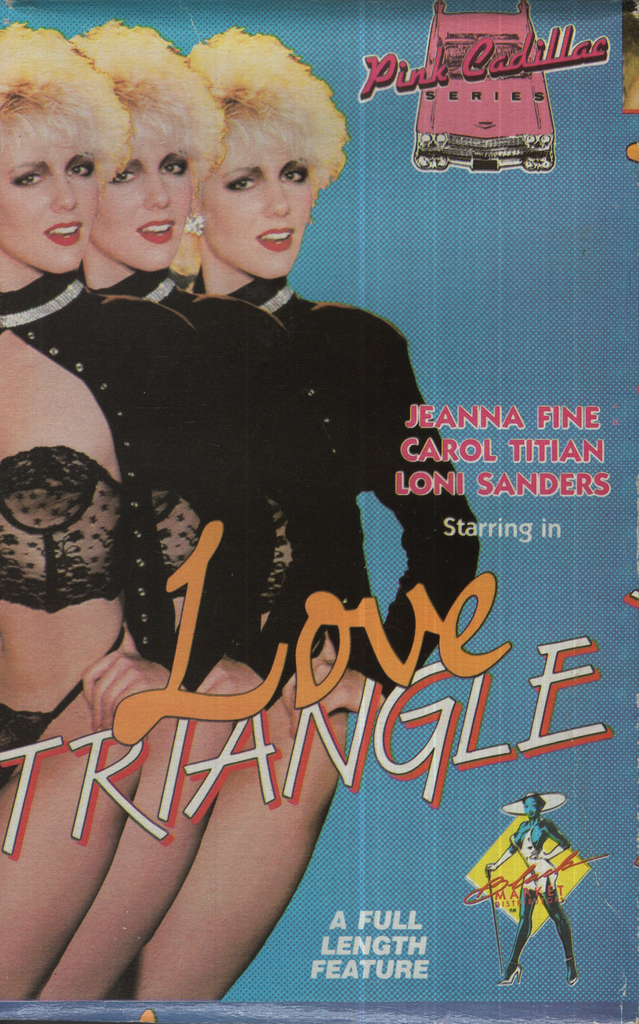 Love Triangle Jeanna Fine Carol Titian Black Market Distributors Straight VHS 1988 042224EBVHS