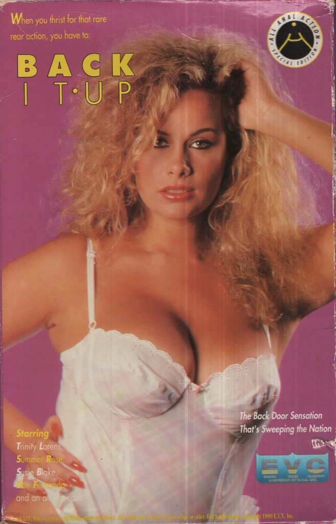 Back It Up Trinity Lorens E.V.N. Inc Bisexual VHS 1990 042224EBVHS3