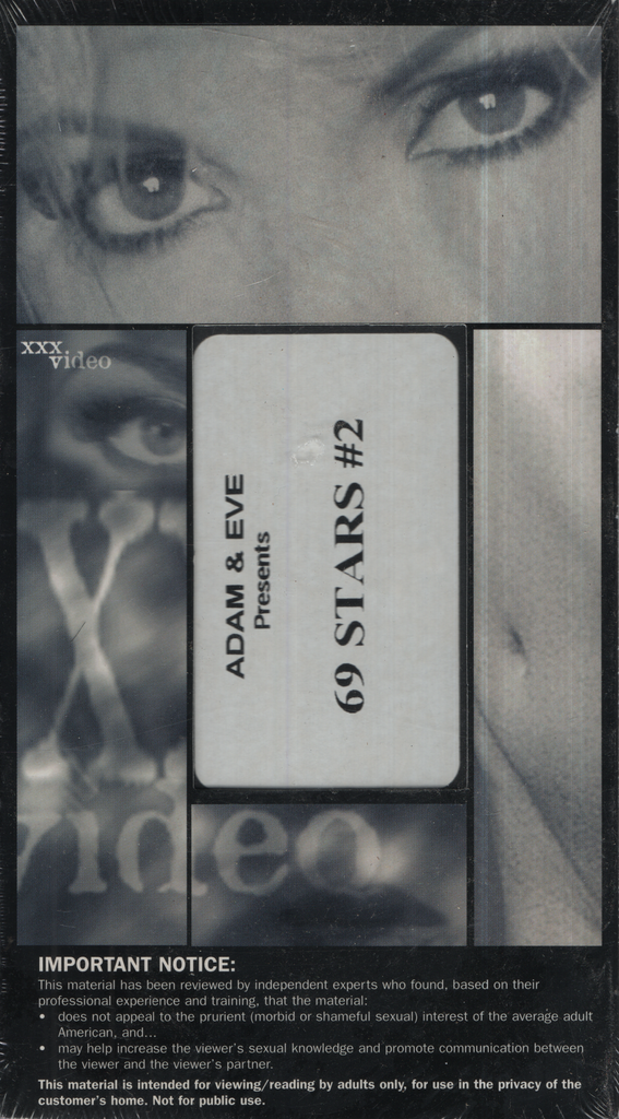69 Stars #2 Adam & Eve Straight VHS 1990s 041724EBVHS