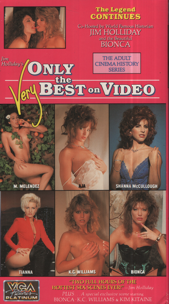 Only The Very Best On Video Erica Boyer Lois Ayres VCA Platinum Bisexual VHS 1992 042624EBVHS2