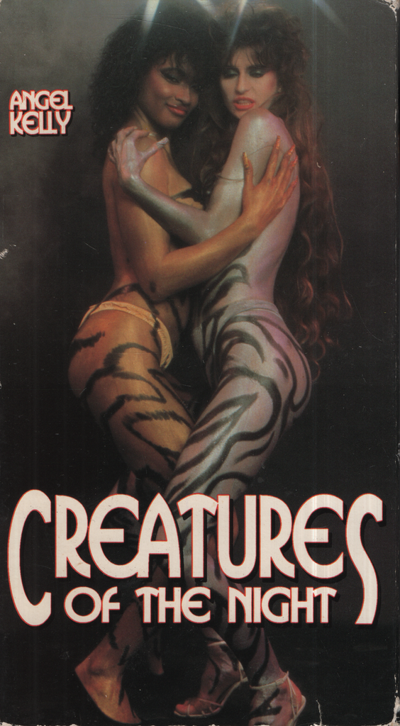 Creatures Of The Night Angel Kelly Jessica Wylde Insatiable Gold Series Bisexual VHS 1990 042624EBVHS2