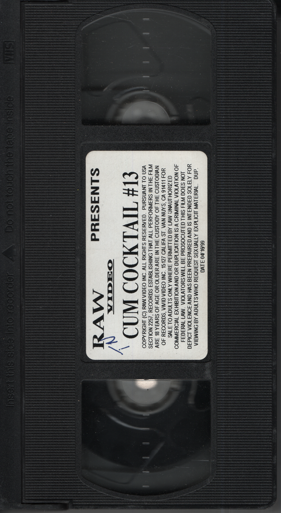 Cum Cocktail #13 Raw Video Straight VHS 1999 042924EBVHS