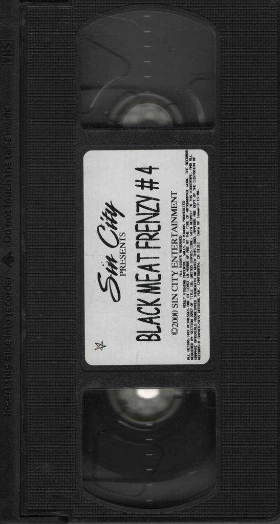 Black Meat Frenzy #4 Sin City Entertainment Straight VHS 2000 042924EBVHS