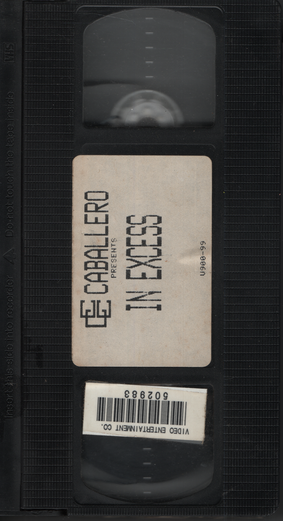 In Excess Caballero Straight VHS 1990s 042924EBVHS
