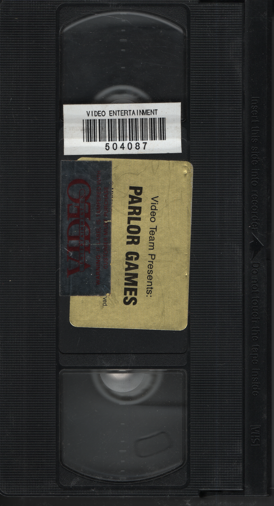 Parlor Games Video Team Straight VHS 1990s 042924EBVHS