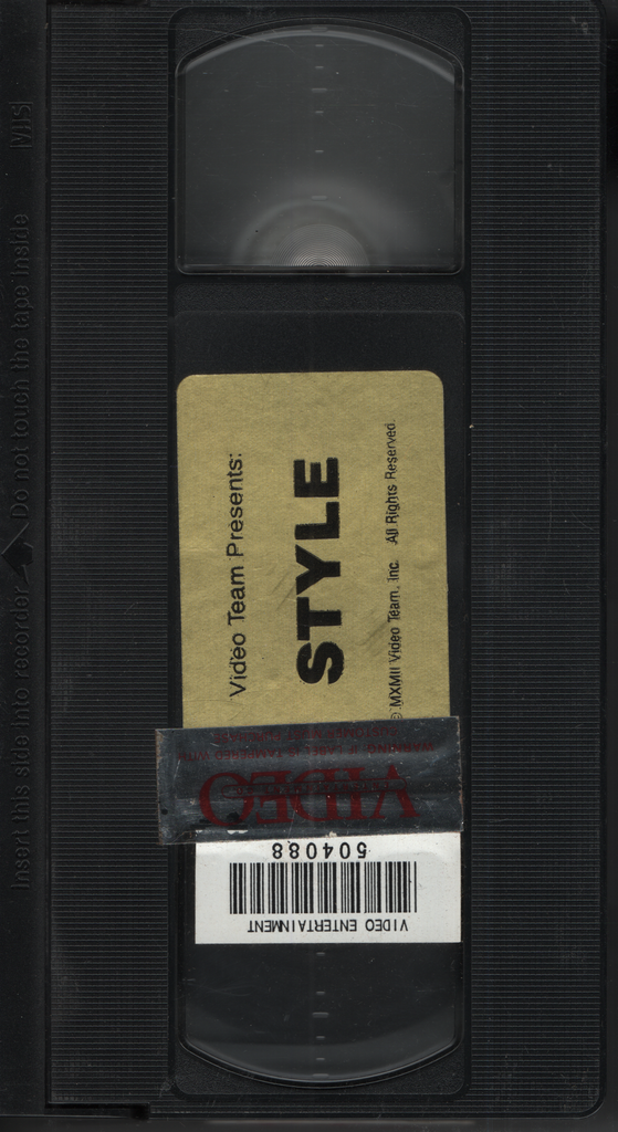 Style Video Team Straight VHS 1992 042924EBVHS