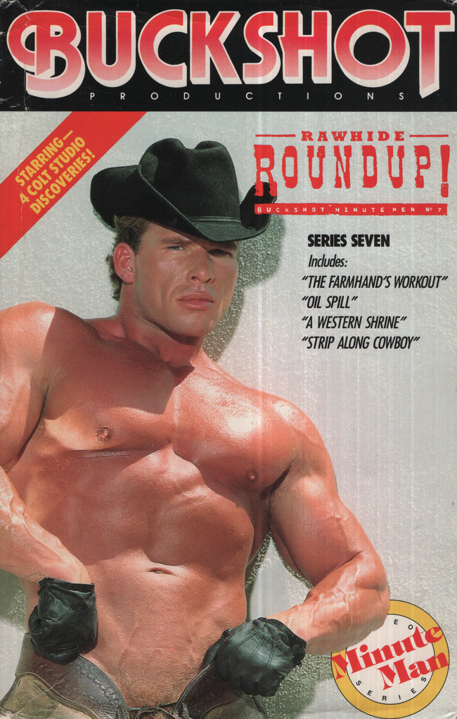 Buckshot Series Seven Ward Austin Fred Slinger Colt Studio Gay VHS 1990 043024EBVHS3